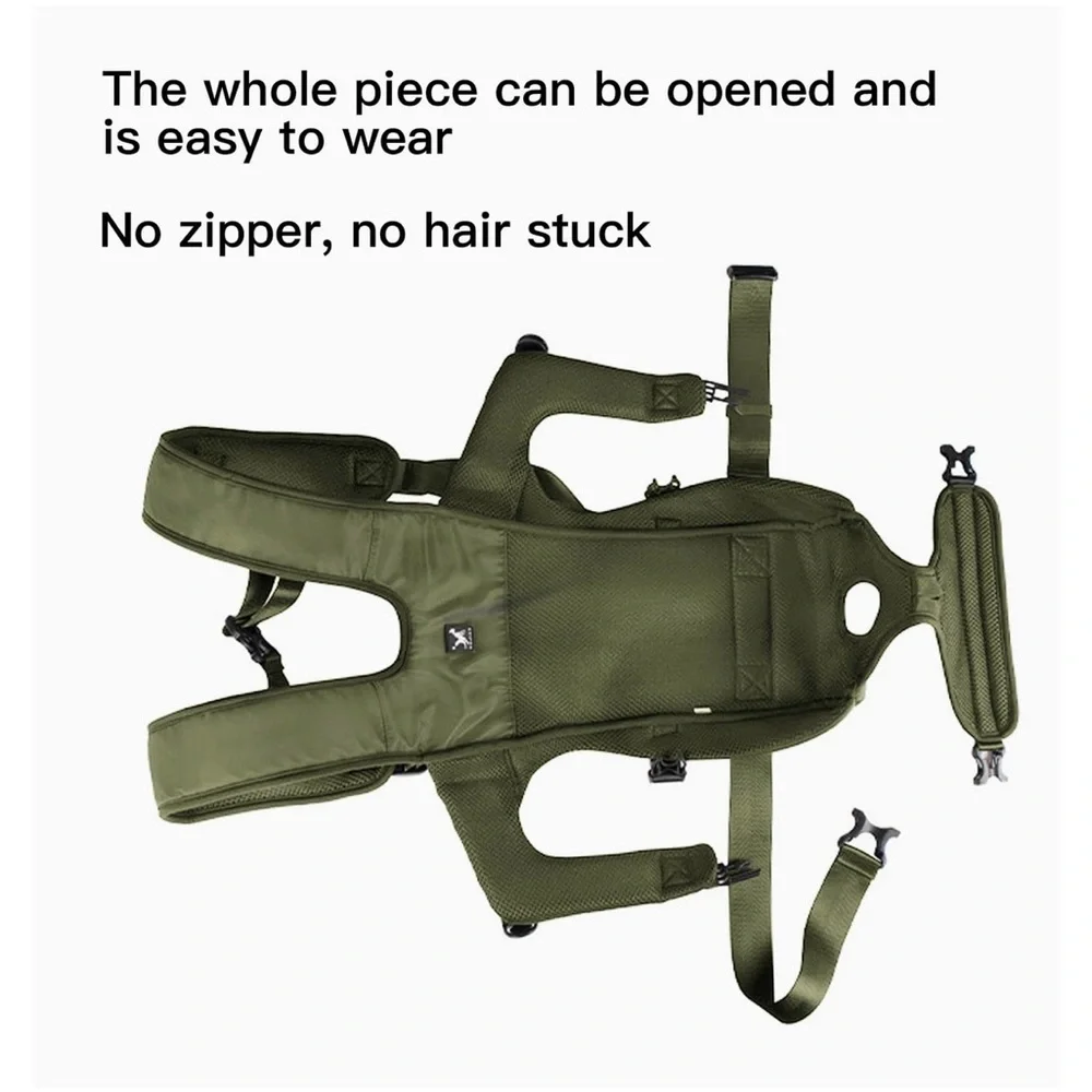 Olive Green Dog Carrier Backpack